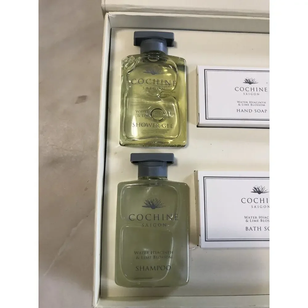 New In Box Cochine Saigon Shampoo Conditioner Soaps Water Hyacinth And Lime